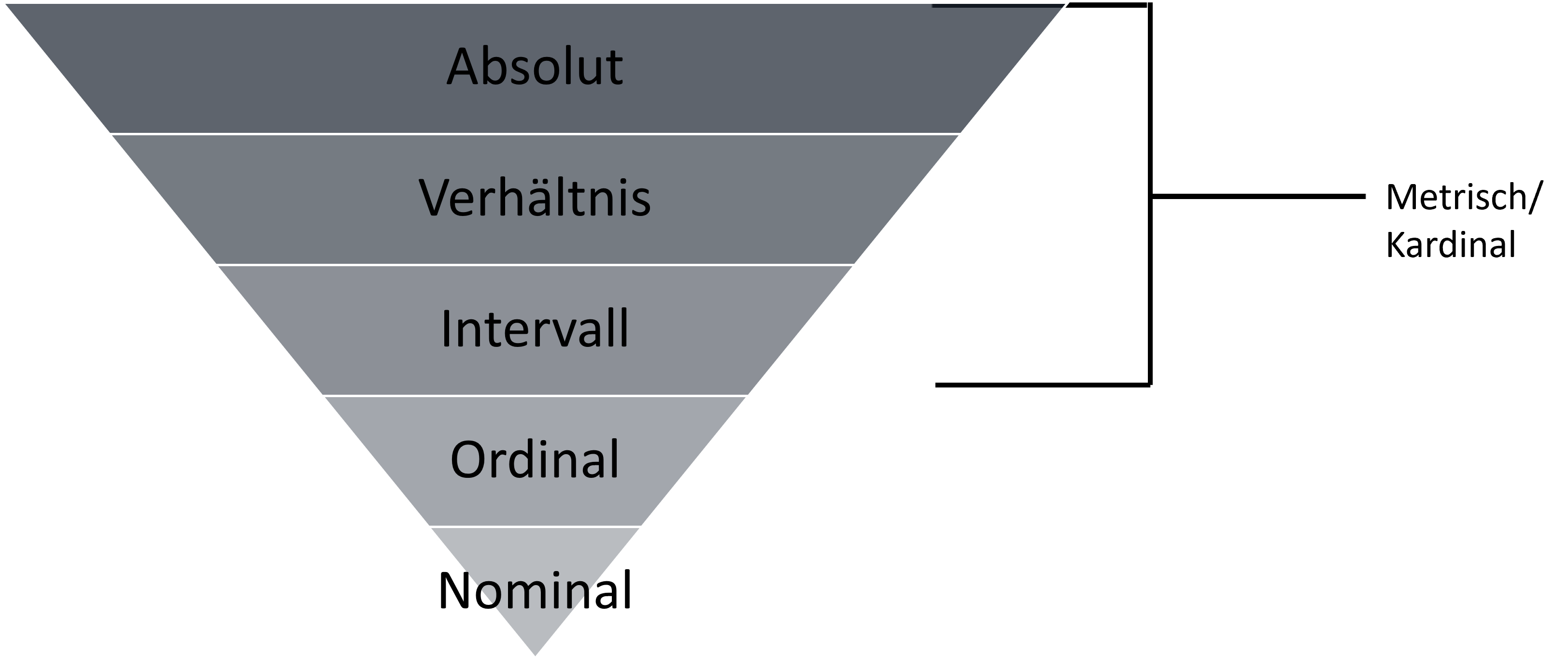 Skalenniveaus metrisch